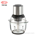 Mini food chopper with stainless steel bowl